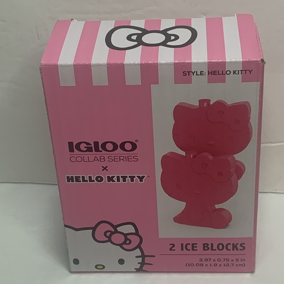 Hello Kitty Igloo Ice Blocks 2 Packs New - Picture 7 of 7